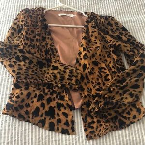 Animal print blazer ASTR
